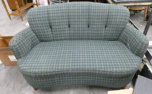 Green loveseat