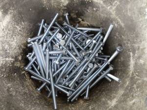 Bucket with a whole bunch of 6 long bolts