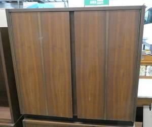 Nice solid wood 2 door cabinet