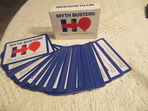 2016 PRO HILLARY CLINTON MYTH BUSTERS PLAYING CARDS
