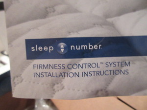SLEEP NUMBER BED REMOTE AND FIRMNESS CONTROL SYSTEM