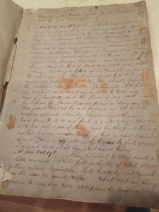 HANDWRITTEN JOURNAL OF THE USS POWHATAN JOURNEY TO JAPAN