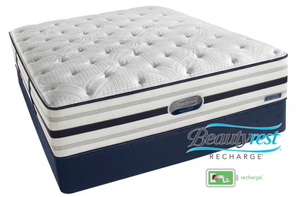 lot 10 image: Brand New Beautyrest Recharge World Class Luxury Firm King Mattress
