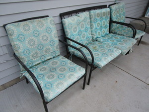 Patio set Loveseat 47L, two chair...