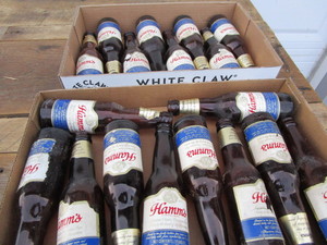 Hamms vintage pony bottles, 7oz, qt...