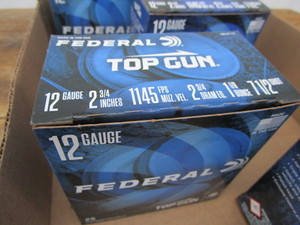 Federal Top Gun 12ga 2-34, 7-12 s...
