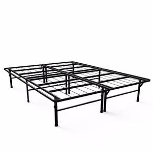 lot 302 image: Sleep Master Queen Size SmartBase Deluxe Mattress Platform Bed Frame