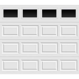 lot 401 image: Clopay Classic Collection 8 ft. x 7 ft. 6.5 R-Value Insulated Garage Door with Plain Windows, 2050.