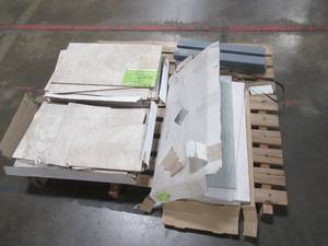 lot 346 image: WHOLESALE MIXED PALLET OF MISCELLANEOUS FLOORWALL TILE