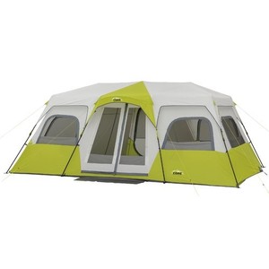 lot 362 image: Core Equipment Instant Cabin 12 Person Tent, 40027 - GreenGray - Looks USED.