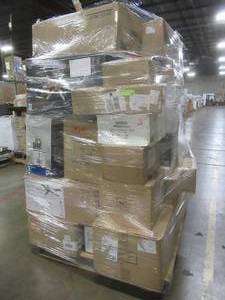 lot 380 image: WHOLESALE MIXED PALLET OF MISCELLANEOUS CEILING FANS AND LIGHT FIXTURES (Indooroutdoor)
