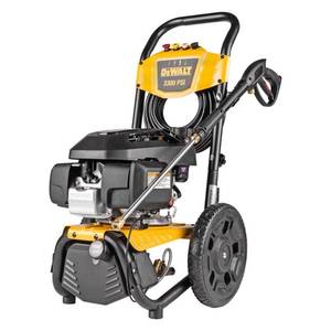 lot 16 image: Dewalt 3300 PSI at 2.4 GPM Honda Cold Water Professional Gas Pressure Washer, DXPW3324I, StartsRuns Well - Missing a couple spray Nozzles.
