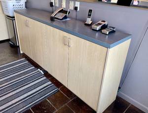 lot 54 image: Euroline Business Credenza Storage Cabinet 