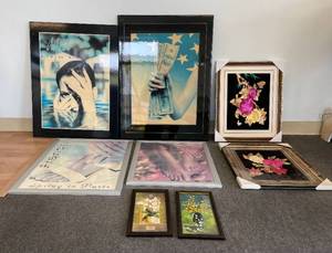 lot 28 image: Lot of 8 Posters and Art Prints