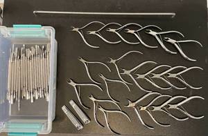 lot 34 image: MEGA Lot of Steel Manicure Tools