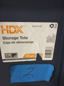 HDX 20 Gal Tote