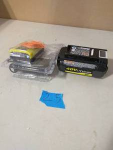 RYOBI 40-Volt Lithium-Ion 4.0 Ah High Capacity Battery AND CHARGER