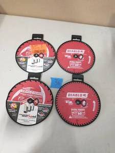 4 DIABLO Demo Demon 7-14 in. 24-Tooth FramingDemolition Circular Saw Blade