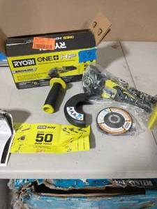 RYOBOI ONE HP 18V Brushless Cordless 4-12 in. Angle Grinder (Tool Only)