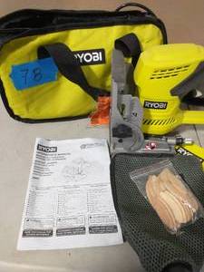 RYOBI 6 Amp AC Biscuit Joiner Kit with Dust Collector and Bag