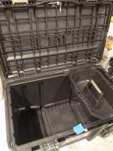 HUSKY 37 in. Rolling Tool Box Utility Cart Black