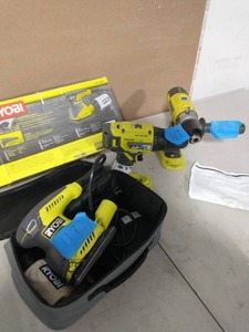 LOT OF RYOBI TOOLS