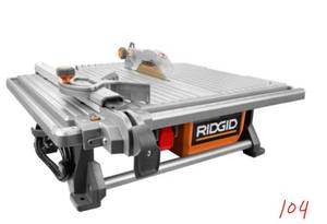 RIDGID 6.5 Amp Corded 7 in. Table Top Wet Tile Saw