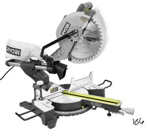 RYOBI 12 in. Sliding Compound Miter Saw with LED