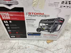 Briggs & Stratton 6500-Watt Electric Switch Gasoline Powered Portable Generator with B and S OHV Eng