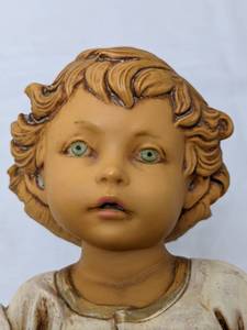 lot 2B image: Fontanini Child Jesus & Manger 27 Scale - Rare Retired Piece