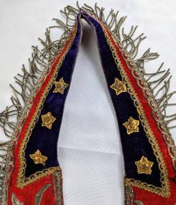 lot 15 image: Antique Masonic Ceremonial Collar - Fraternal Lodge Sash