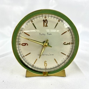 lot 207 image: Vintage Alarm Clocks, Westclox Baby Ben, Sunbeam Digital in Box, & Stager
