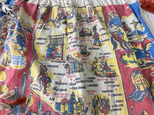 lot 129 image: Fun Vintage Arizona Apron, Percheron Horse & Collection of Plastic Farm Animals