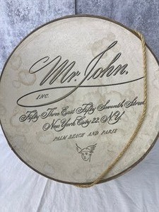 lot 128 image: Vintage Mr. Johns Womens Fur Hat and Original Hat Box