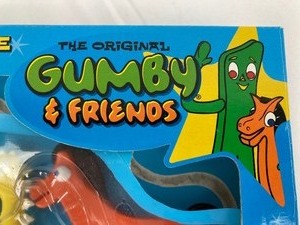 lot 137 image: 2001 Gumby & Friends Bendable Dolls in Original Box