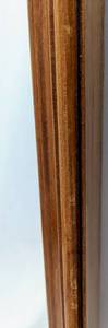 lot 50 image: Large Contemporary-Styled Wood-Framed Wall Mirror - Dual Orientation Rectangle