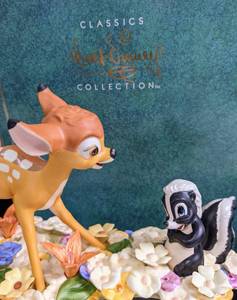 lot 52 image: Walt Disney Classics Bambi Ceramic He Can Call Me A Flower... - #1395 of 10000