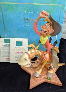 lot 53 image: 1994 Walt Disney Classics Collection Pecos Bill and Widowmaker with Box & COA