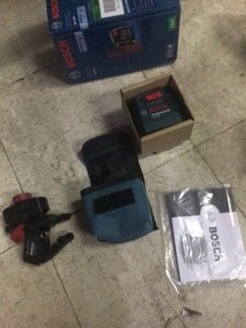 Bosch 30 ft. Cross Line Laser Level Self Leveling with 360 Degree Flexible Mounting Device and Carrying Pouch
