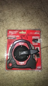 Milwaukee 100 ft. Closed Reel Long Tape Measure