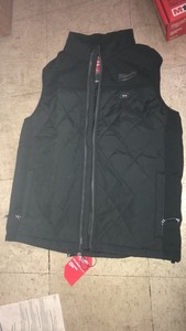 Milwaukee Womens Medium M12 12-Volt Lithium-Ion Cordless AXIS Black Heated Quilted Vest Kit with (1) 1.5Ah Battery and Charger