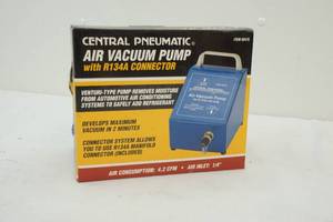 Central Pneumatic air vacuum pump