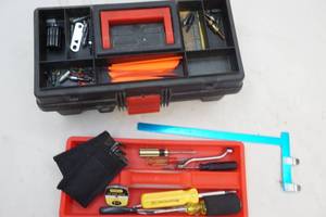 tool box, arrow tips