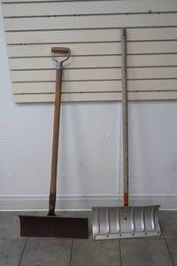 snow shovels