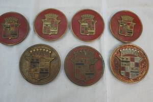 vintage Cadillac hub cap covers