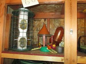 lot 69 image: Huge Lot of bird feeders houses and...