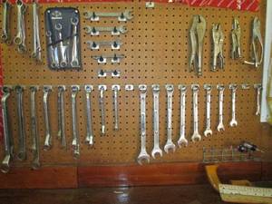lot 135 image: Wrenches and vice Grips...