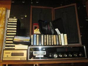 lot 144 image: 8 Track player with radio 8tracks a...
