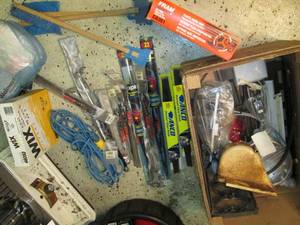 lot 160 image: Box filled with automotive and Misc...