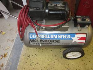 lot 170 image: Campbell hausfeld 3.5 hp air compre...
